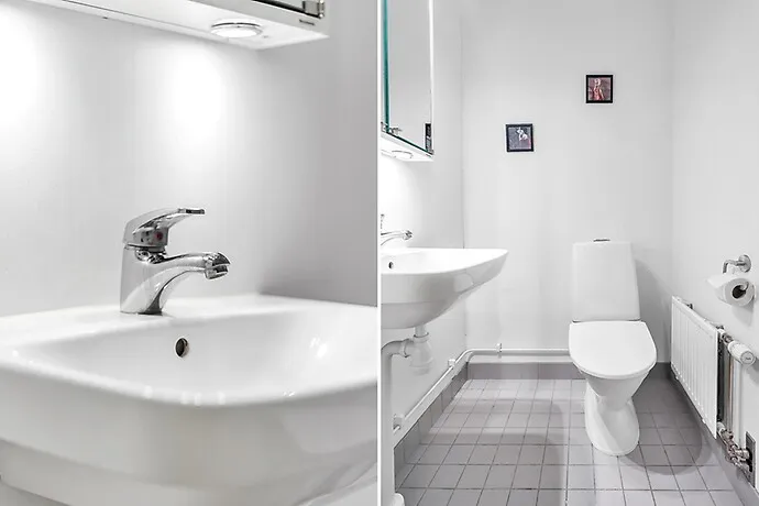 Slunný 3pokojový byt s vlastním patiem a výhledem do vnitrobloku – Uppsala — fotografie 15